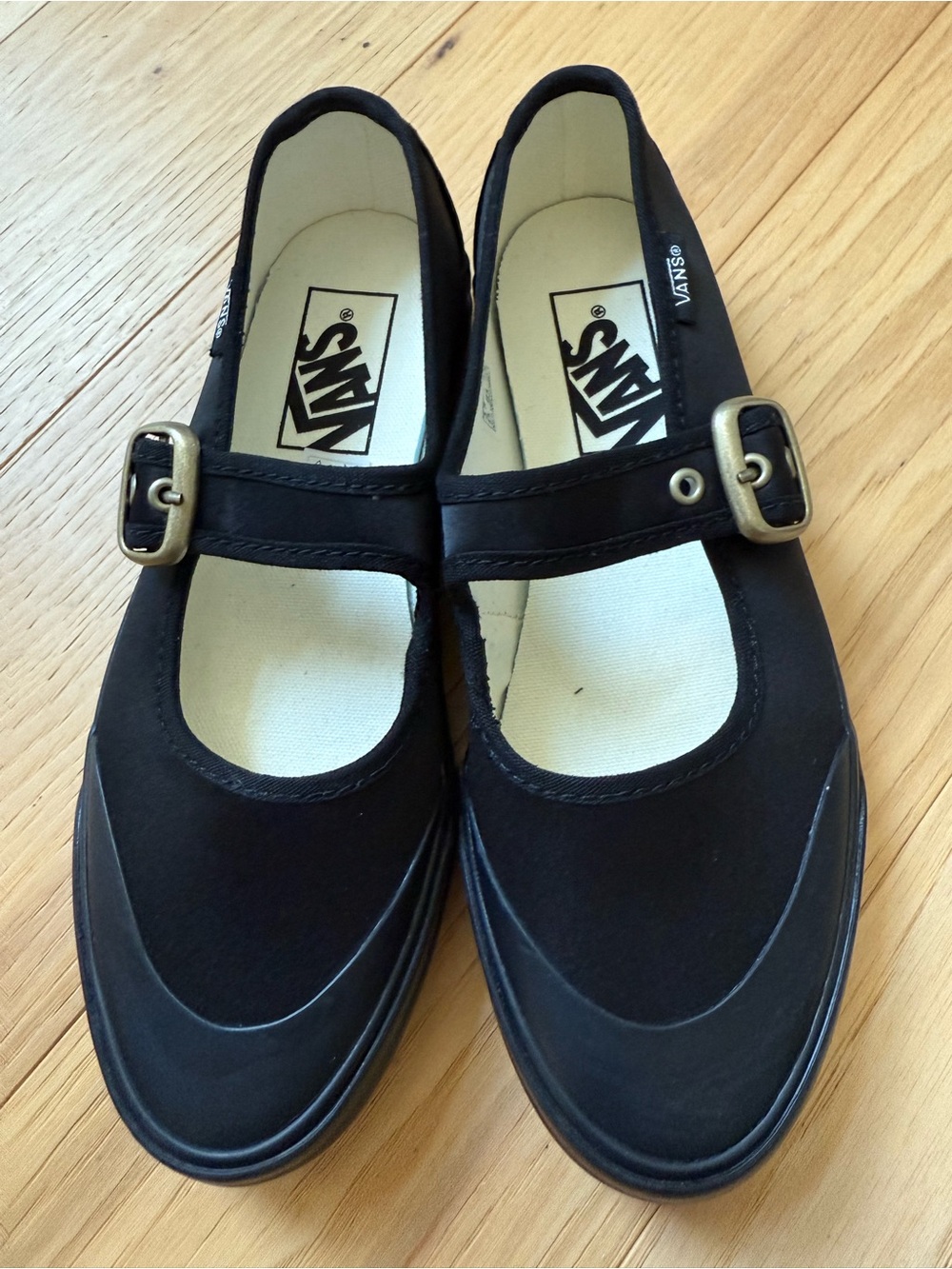 Vans Women's Black Mary Jane Canvas Sneakers Women’s Size 5.0